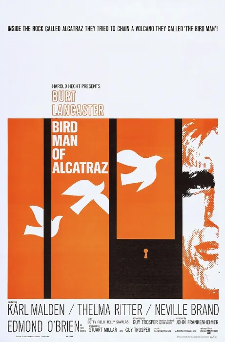 Framed Print : BIRDMAN OF ALCATRAZ, US poster art, Burt Lancaster, 1962