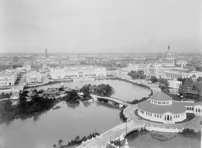 Framed Print : Bird's-eye view of WORLD'S COLUMBIAN EXPOSITION, Chicago 1893, showing the Horticulture, Woman's, Illinois State Framed Print : Bird's-eye view of WORLD'S COLUMBIAN EXPOSITION, Chicago 1893, showing the Horticulture, Woman's, Illinois State