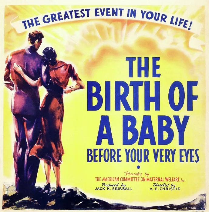 Framed Print : THE BIRTH OF A BABY, US poster art, 1938
