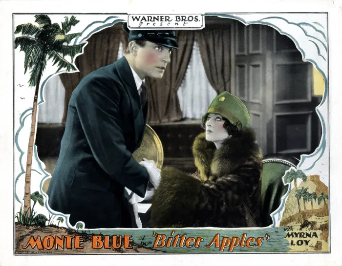 Framed Print : BITTER APPLES, from left, Paul Ellis, Myrna Loy, 1927