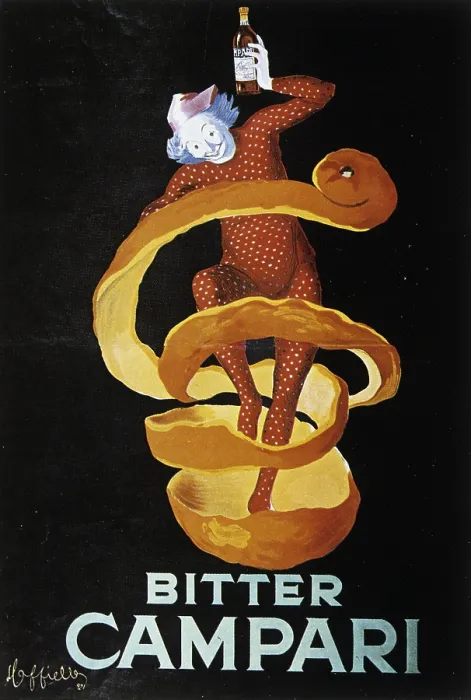 Framed Print : Bitter Campari, by Leonetto Campiello, 1921, 20th century, lithograph - Italy, Lombardy, Milan, Castello Sforzesco, Achille Bertarelli Civic Prints Collection. Whole artwork view