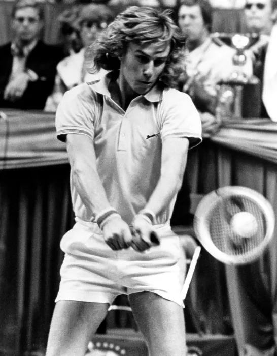 Framed Print : Bjorn Borg at the WCT Challenge Cup in Keauhou-Kona, Hawaii, 1976. Courtesy: CSU Archives / Everett Collection