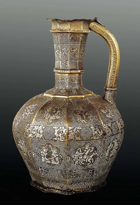 Framed Print : The Blacas Ewer. 1232. Persian art. Decorative Arts. UNITED KINGDOM. London. The British Museum. Proc: IRAQ. Mosul. AISA / Everett Collection**US SALES ONLY**