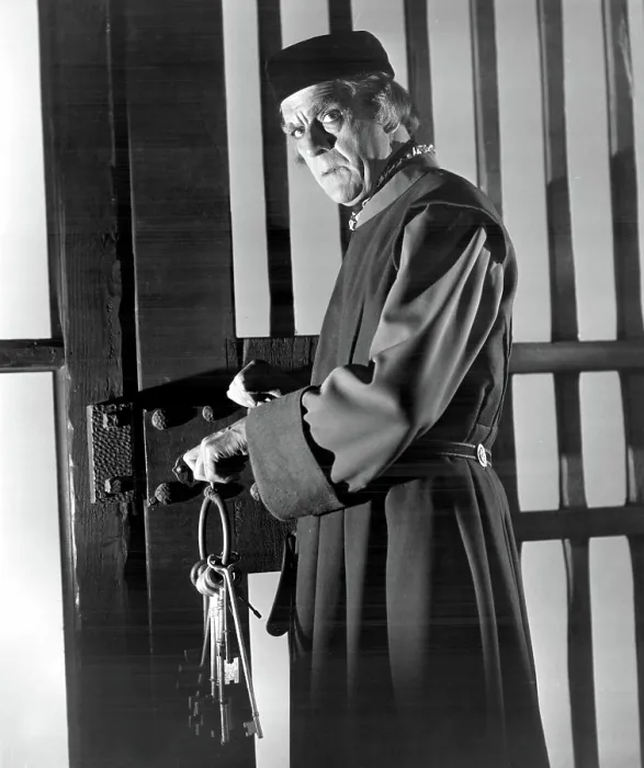 Framed Print : THE BLACK CASTLE, Boris Karloff, 1952
