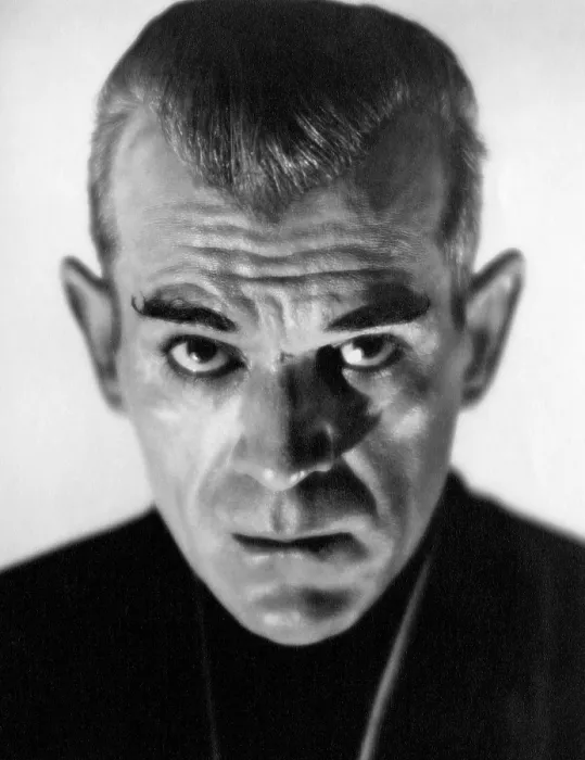 Framed Print : THE BLACK CAT, Boris Karloff, 1934