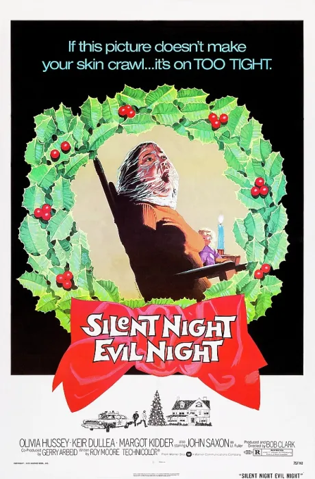 Framed Print : BLACK CHRISTMAS, (aka SILENT NIGHT, EVIL NIGHT), Lynne Griffin on poster art, 1974 Framed Print : BLACK CHRISTMAS, (aka SILENT NIGHT, EVIL NIGHT), Lynne Griffin on poster art, 1974