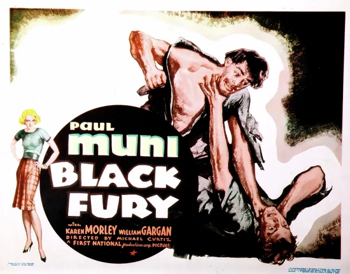 Framed Print : BLACK FURY, US poster, Paul Muni, 1935