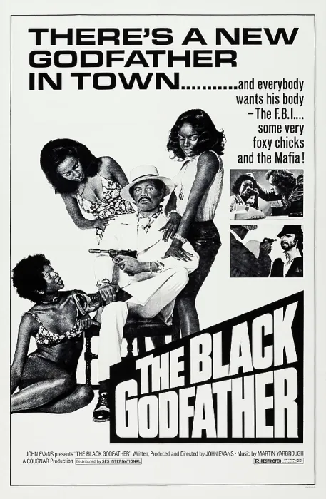 Framed Print : THE BLACK GODFATHER, US poster art, 1974
