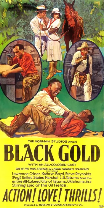 Framed Print : BLACK GOLD, poster art, 1928