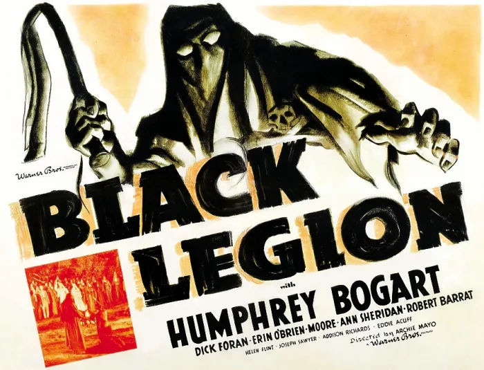 Framed Print : BLACK LEGION, half-sheet poster art, 1937 Framed Print : BLACK LEGION, half-sheet poster art, 1937