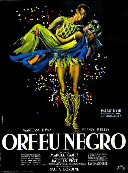 Framed Print : BLACK ORPHEUS, (aka ORFEU NEGRO), French poster. 1959 Framed Print : BLACK ORPHEUS, (aka ORFEU NEGRO), French poster. 1959