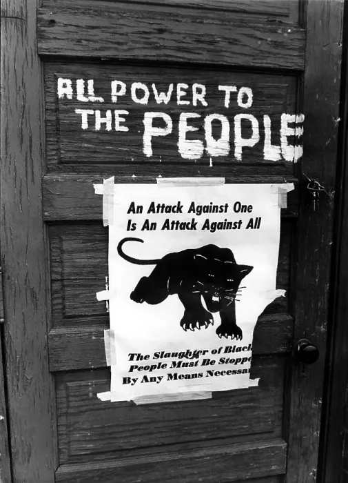 Framed Print : Black Panther sign, 1970. Courtesy: CSU Archives / Everett Collection