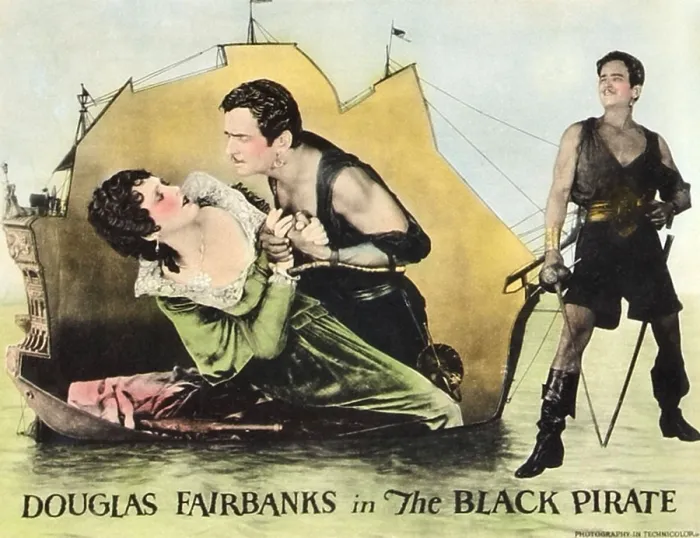 Framed Print : THE BLACK PIRATE, l-r: Billie Dove, Douglas Fairbanks on lobbycard, 1926 Framed Print : THE BLACK PIRATE, l-r: Billie Dove, Douglas Fairbanks on lobbycard, 1926