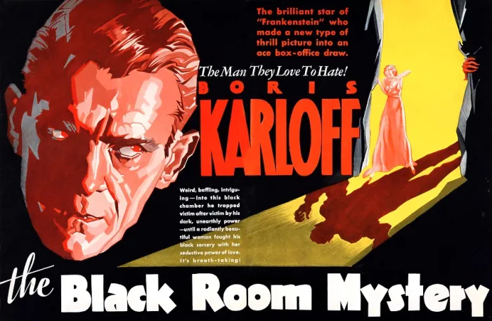 Framed Print : THE BLACK ROOM, (UK release title, THE BLACK ROOM MYSTERY), Boris Karloff, 1935