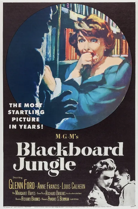 Framed Print : BLACKBOARD JUNGLE, Margaret Hayes, Anne Francis, Glenn Ford, 1955 Framed Print : BLACKBOARD JUNGLE, Margaret Hayes, Anne Francis, Glenn Ford, 1955
