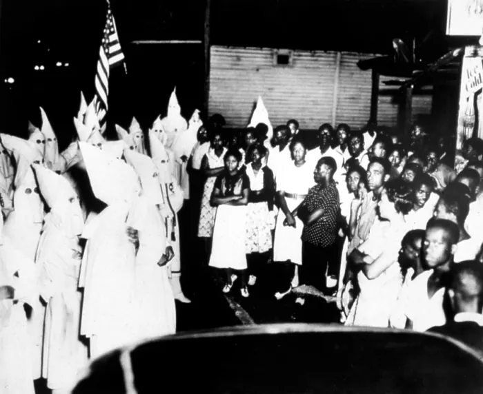 Framed Print : Blacks and Ku Klux Klan in Lakeland, Fl. In 1938. Courtesy: CSU Archives / Everett Collection Framed Print : Blacks and Ku Klux Klan in Lakeland, Fl. In 1938. Courtesy: CSU Archives / Everett Collection
