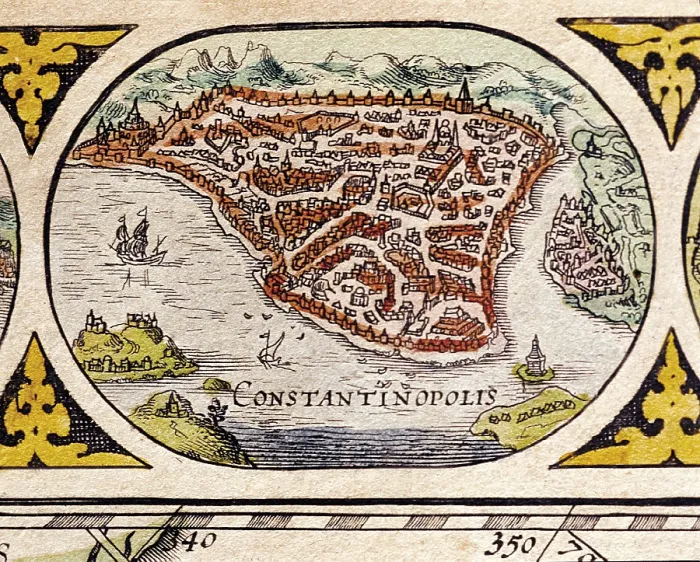Framed Print : BLAEU, Willem Janszoon (1571-1638); BLAEU, Jan (1596-1673). Atlas Novus or Atlas Maior. 1635 - 1665. Constantinople. 17th c. Printed in Amsterdam. Etching. SPAIN. Barcelona