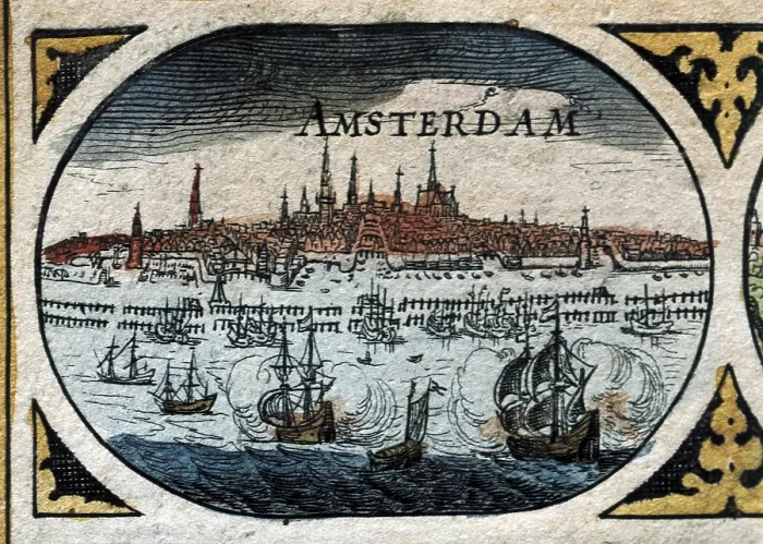 Framed Print : BLAEU, Willem Janszoon (1571-1638); BLAEU, Jan (1596-1673). Atlas Novus or Atlas Maior. 1635 - 1665. Amsterdam. 17th c. Printed in Amsterdam. Etching; Engraving. SPAIN. Barcelona