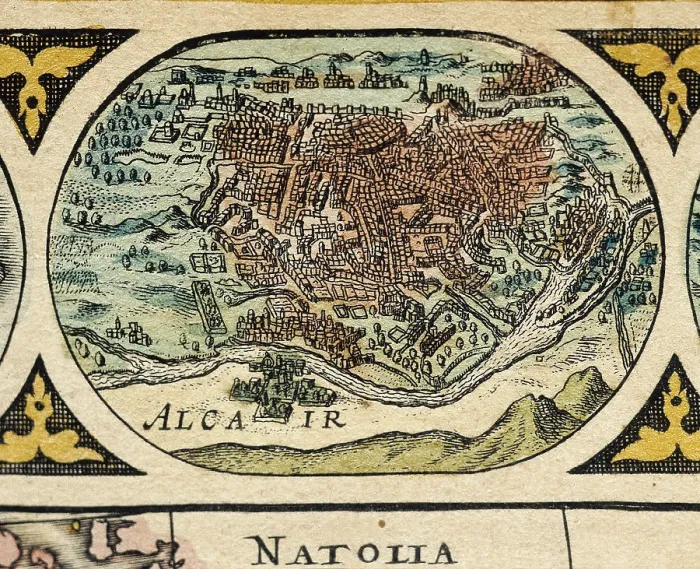 Framed Print : BLAEU, Willem Janszoon (1571-1638); BLAEU, Jan (1596-1673). Atlas Novus or Atlas Maior. 1635 - 1665. Cairo. 17th c. printed in Amsterdam. Engraving. SPAIN. Barcelona