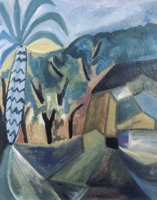 Framed Print : BLANCHARD, Mara Gutirrez-Cueto (1881-1932). Landscape. Cubism. Oil on canvas. AISA / Everett Collection**US SALES ONLY** Framed Print : BLANCHARD, Mara Gutirrez-Cueto (1881-1932). Landscape. Cubism. Oil on canvas. AISA / Everett Collection**US SALES ONLY**