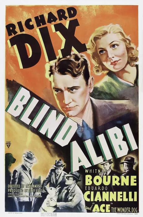 Framed Print : BLIND ALIBI, US poster, top from left: Richard Dix, Whitney Bourne, 1938 Framed Print : BLIND ALIBI, US poster, top from left: Richard Dix, Whitney Bourne, 1938