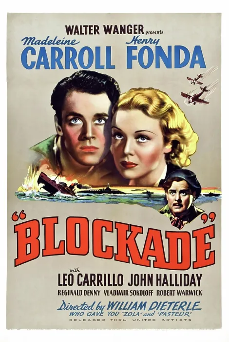 Framed Print : BLOCKADE, from left: Henry Fonda, Madeleine Carroll, lower right: Leo Carrillo, 1938 Framed Print : BLOCKADE, from left: Henry Fonda, Madeleine Carroll, lower right: Leo Carrillo, 1938