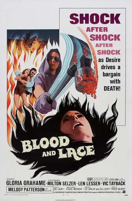 Framed Print : BLOOD AND LACE, US poster, 1971