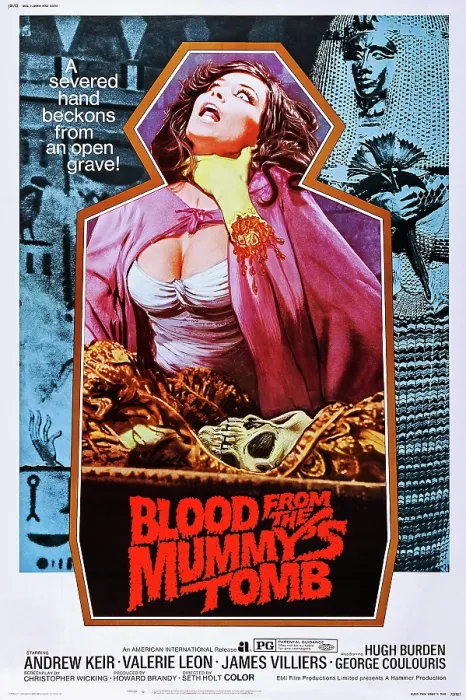 Framed Print : BLOOD FROM THE MUMMY'S TOMB, US poster art, 1971 Framed Print : BLOOD FROM THE MUMMY'S TOMB, US poster art, 1971