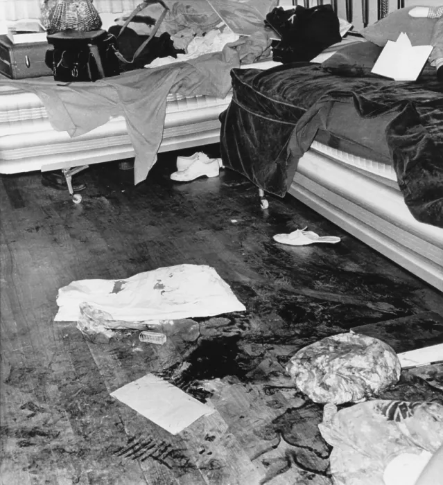 Framed Print : Bloody crime scene in the apartment where Richard Speck murdered eight student nurses. Chicago, July 14, 1966. (CSU_2015_11_1288)