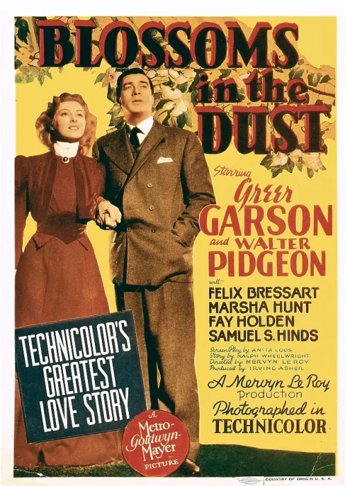 Framed Print : BLOSSOMS IN THE DUST, from left: Greer Garson, Walter Pidgeon on midget window card, 1941 Framed Print : BLOSSOMS IN THE DUST, from left: Greer Garson, Walter Pidgeon on midget window card, 1941