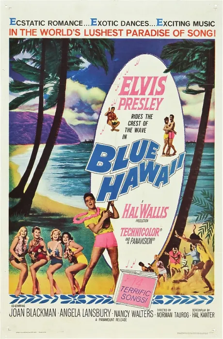 Framed Print : BLUE HAWAII, Elvis Presley, 1961