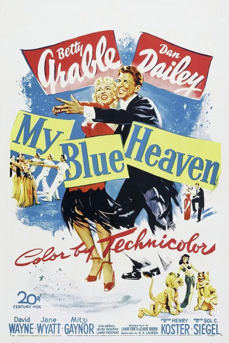 Framed Print : MY BLUE HEAVEN, US poster art, Betty Grable, Dan Dailey, 1950, TM and Copyright 20th Century Fox Film Corp. All rights reserved. / courtesy Everett Collection Framed Print : MY BLUE HEAVEN, US poster art, Betty Grable, Dan Dailey, 1950, TM and Copyright 20th Century Fox Film Corp. All rights reserved. / courtesy Everett Collection