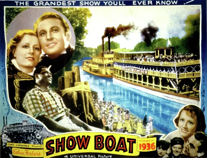 Framed Print : SHOW BOAT, Irene Dunne, Allan Jones, Paul Robeson, 1936, poster Framed Print : SHOW BOAT, Irene Dunne, Allan Jones, Paul Robeson, 1936, poster