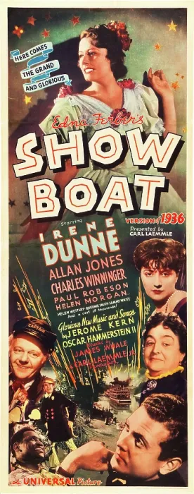 Framed Print : SHOW BOAT, top: Irene Dunne, bottom left: Charles Winninger, Paul Robeson, bottom right: Helen Morgan, Helen Westley, Allan Jones, 1936 Framed Print : SHOW BOAT, top: Irene Dunne, bottom left: Charles Winninger, Paul Robeson, bottom right: Helen Morgan, Helen Westley, Allan Jones, 1936