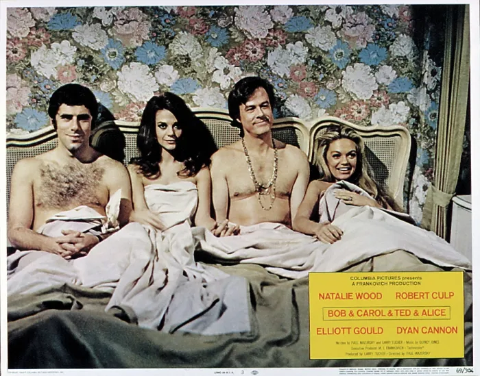 Framed Print : BOB & CAROL & TED & ALICE, Elliott Gould, Natalie Wood, Robert Culp, Dyan Cannon, poster art, 1969 Framed Print : BOB & CAROL & TED & ALICE, Elliott Gould, Natalie Wood, Robert Culp, Dyan Cannon, poster art, 1969