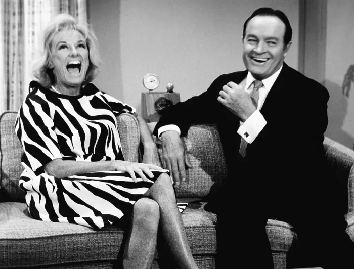 Framed Print : A BOB HOPE COMEDY SPECIAL, from left: Phyllis Diller, Bob Hope, (aired September 25, 1964)