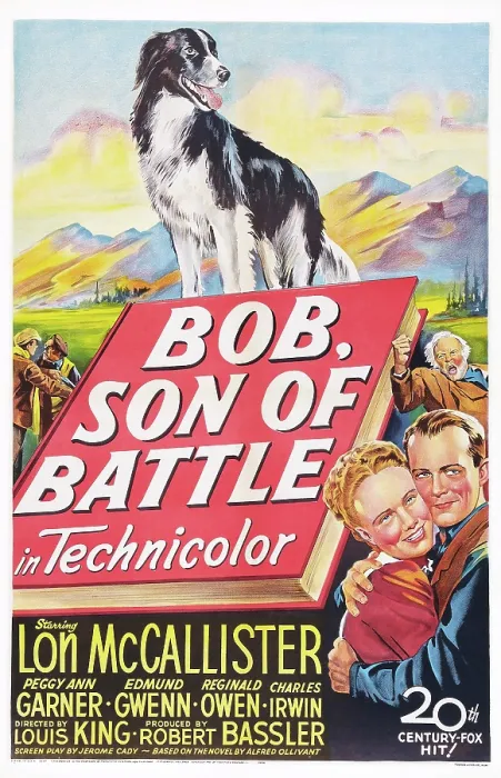 Framed Print : BOB, SON OF BATTLE, (aka THUNDER IN THE VALLEY), poster art, right from top: Edmund Gwenn, Peggy Ann Garner, Lon McCallister, 1947. TM and Copyright 20th Century Fox Film Corp