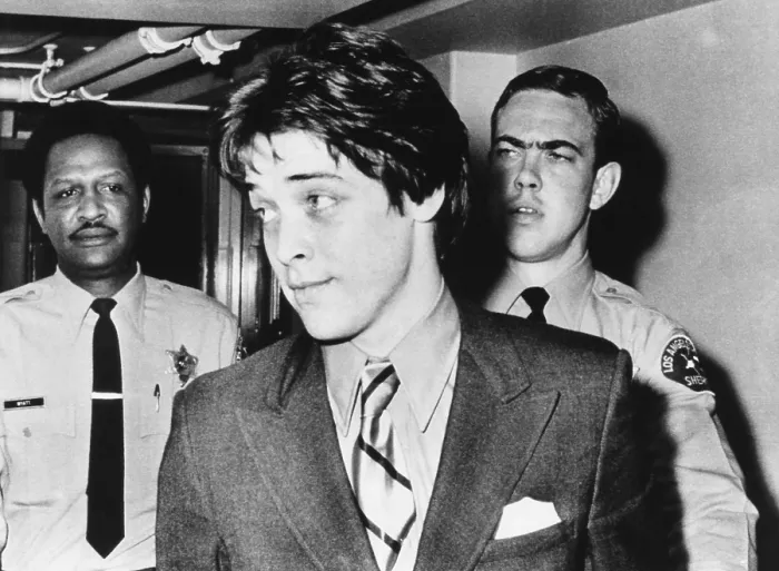 Framed Print : Bobbie Beausolei during his second trial for the murder of musician Gary Hinman. March 30, 1970 Framed Print : Bobbie Beausolei during his second trial for the murder of musician Gary Hinman. March 30, 1970