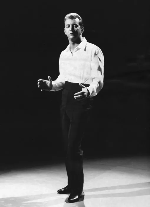 Framed Print : Bobby Darin, performing on the Dinah Shore Show ca. 1963