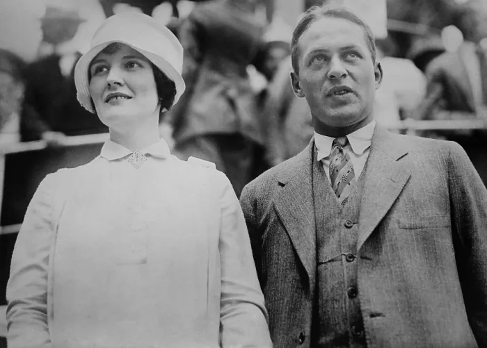 Framed Print : Bobby Jones with his wife, Mary Rice Malone Jones, ca. 1925