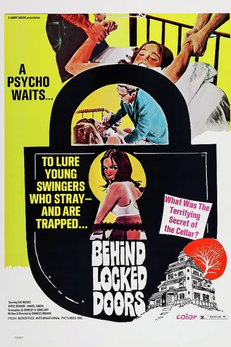 Framed Print : ANY BODY...ANY WAY, (aka BEHIND LOCKED DOORS, re-issue title), US poster art, 1968 Framed Print : ANY BODY...ANY WAY, (aka BEHIND LOCKED DOORS, re-issue title), US poster art, 1968