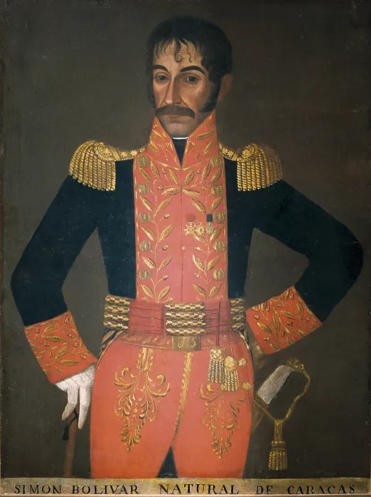 Framed Print : BOLIVAR, Simon (1783-1830). Venezuelan military man and politician hero of the Spanish-American independence. Simon Bolivar from Caracas. 1819 Framed Print : BOLIVAR, Simon (1783-1830). Venezuelan military man and politician hero of the Spanish-American independence. Simon Bolivar from Caracas. 1819