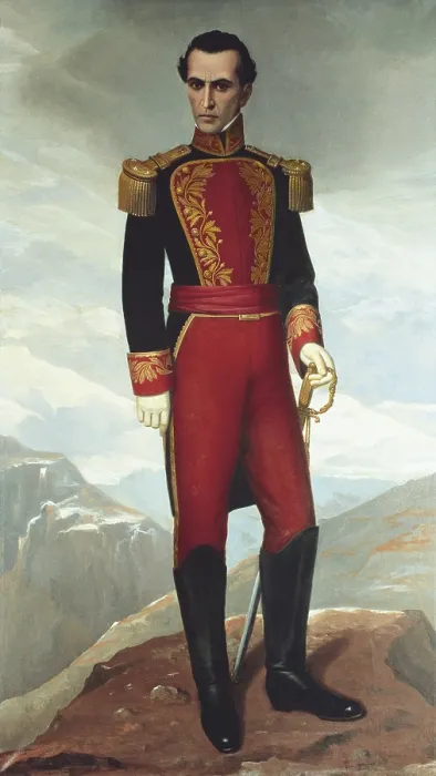 Framed Print : BOLIVAR, Simon (1783-1830). Venezuelan military man and politician hero of the Spanish-American independence. Portrait by Antonio Salguero. Portrait of Simon Bolivar. 19th-20th c Framed Print : BOLIVAR, Simon (1783-1830). Venezuelan military man and politician hero of the Spanish-American independence. Portrait by Antonio Salguero. Portrait of Simon Bolivar. 19th-20th c