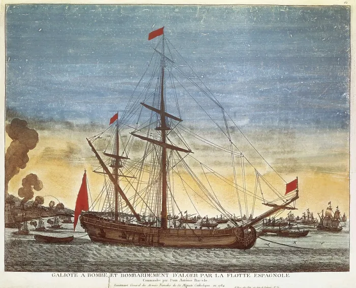 Framed Print : Bombardment of Algiers by the Spansih fleet, commanded by Antonio Barcel, Lieutenant General of the Army of His Catholic Majesty (1783-1784). Engraving. FRANCE. Paris Framed Print : Bombardment of Algiers by the Spansih fleet, commanded by Antonio Barcel, Lieutenant General of the Army of His Catholic Majesty (1783-1784). Engraving. FRANCE. Paris