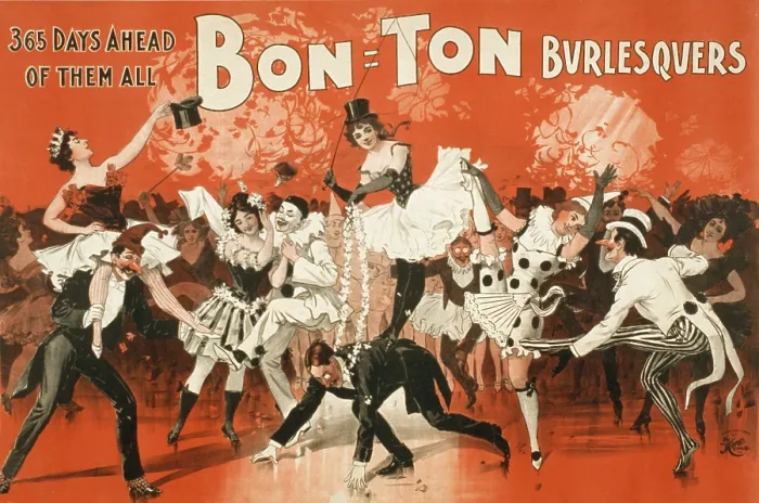 Framed Print : Bon Ton Burlesquers, 365 days ahead of them all
