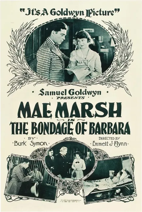 Framed Print : THE BONDAGE OF BARBARA, US poster, top from left: Matt Moore, Mae Marsh, 1919