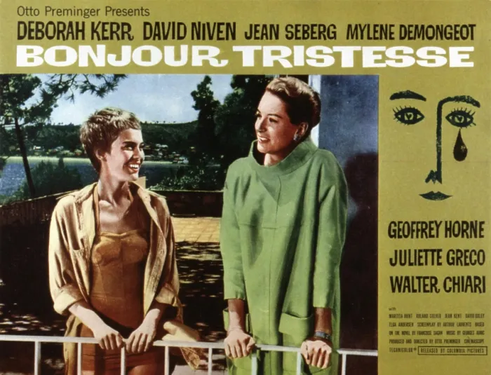 Framed Print : BONJOUR TRISTESSE, Jean Seberg, Deborah Kerr, 1958