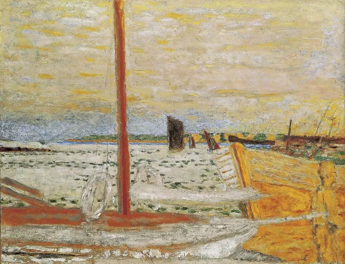 Framed Print : BONNARDPierre (1867-1947). The Yellow Boat. Symbolism. Les Nabis. Oil on canvas. AISA / Everett Collection - Image has fine art copyright