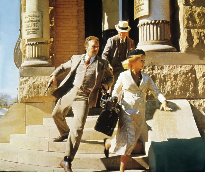 Framed Print : BONNIE AND CLYDE, Gene Hackman, Warren Beatty, Faye Dunaway, 1967