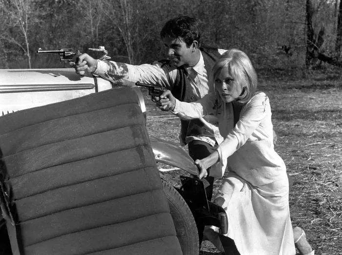Framed Print : BONNIE AND CLYDE, Warren Beatty, Faye Dunaway, 1967